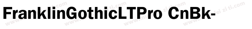 FranklinGothicLTPro CnBk字体转换